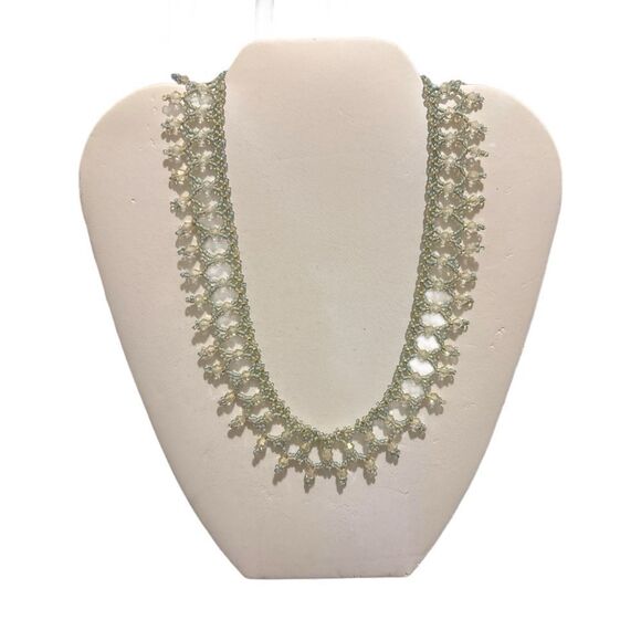 Handmade beaded necklace - Picture 1 of 2